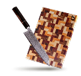 chefs knife and board bundle